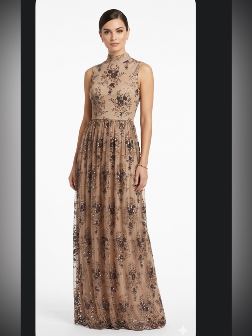 Korovilas Anthropologie Isla Beaded Gown